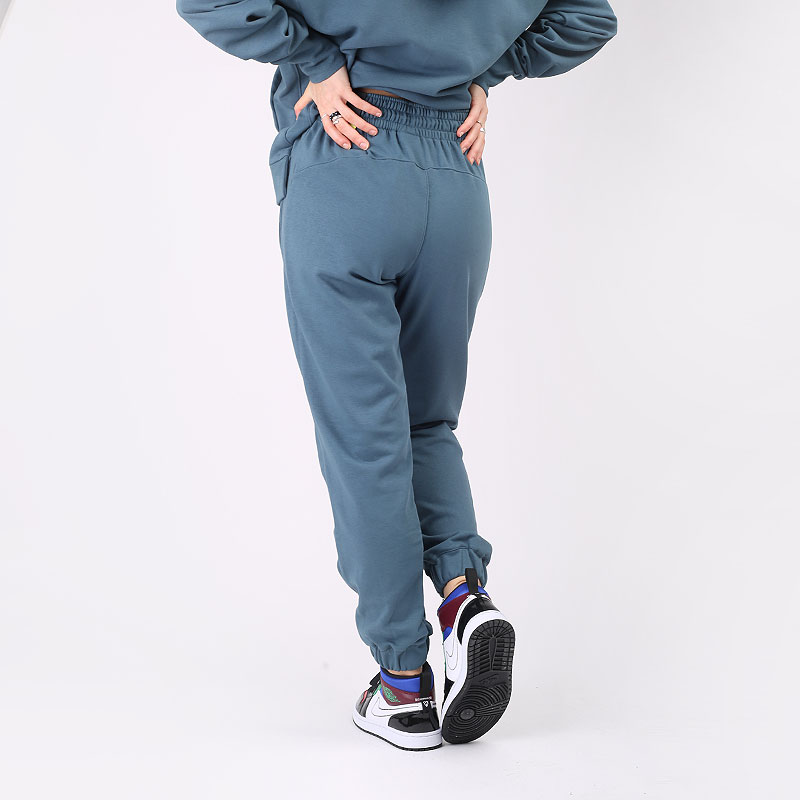 женские синие брюки Nike Swoosh Fly Standart Issue CU3482-058 - цена, описание, фото 4